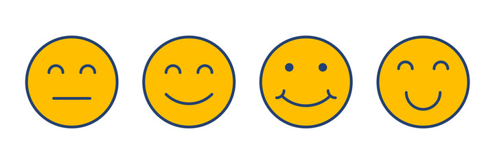 smile icon vector. smile emoticon icon. feedback