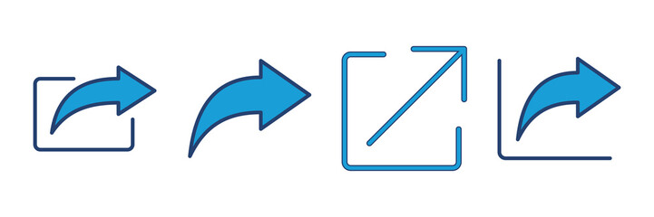 Share icon vector. Sharing vector icon