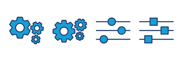 setting Icon Vector. Cog settings Icon Symbol