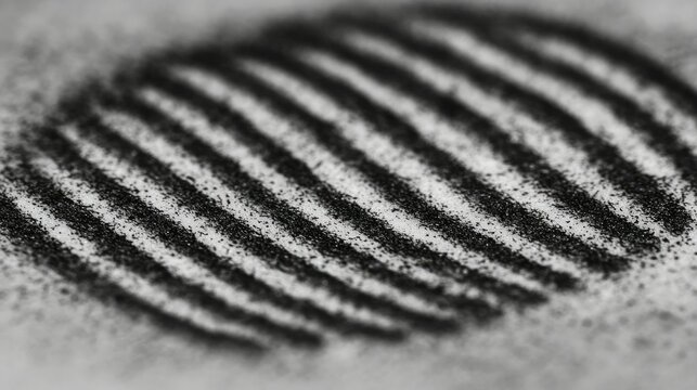 Close-up of a textured surface featuring parallel lines, showcasing intricate patterns.