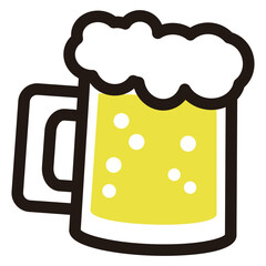 ビールの入ったジョッキ