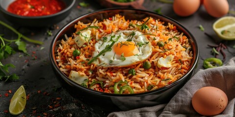 Tasty and Aromatic Egg Biryani