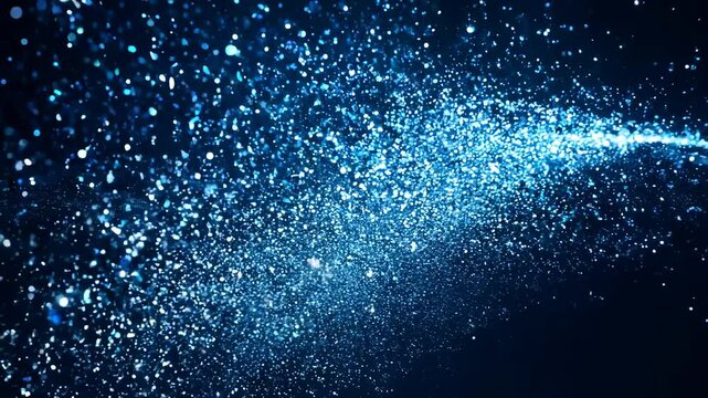Abstract blue glitter background