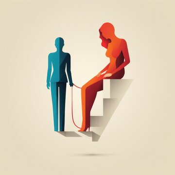 Human trafficking and kidnapping, modern slavery, woman sexually exploited, sex trafficking, human trafficking and violence against women, human slavery, forced prostitution, Generative AI