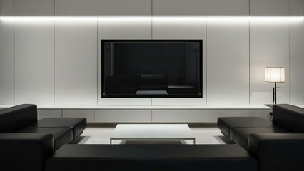 living room with fireplace