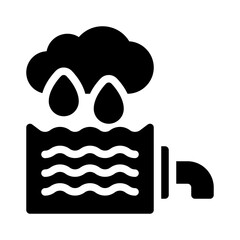 rainwater glyph icon