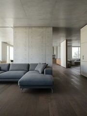 Fototapeta premium modern living room with sofa