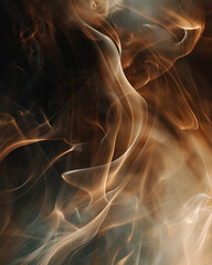Fototapeta premium Swirling Smoke in Light