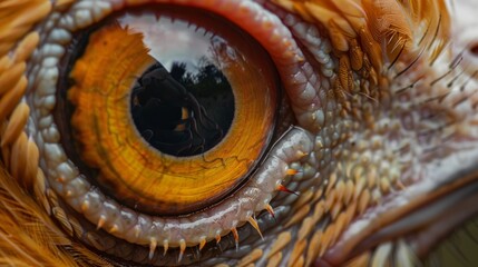 Fototapeta premium eye seen from close generative ai