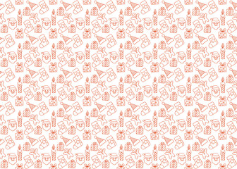Christmas material, red pattern background	
