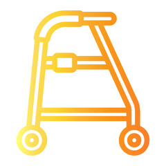 walker Line Gradient Icon