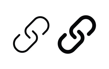 link icon, link sign vector