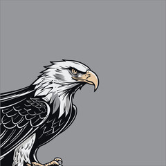 Eagle mascot logo concept design