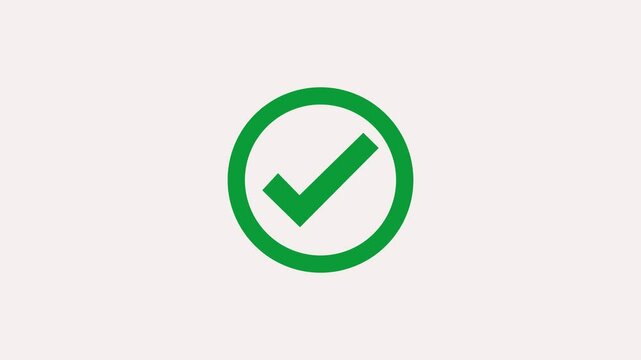 Red check mark tick isolated on white background. Check mark icon animation , right mark icon.
Red color Check mark verified selection, check mark sign icon animation, check icon, green checkmark.