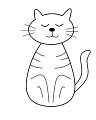 Cute cat sketch