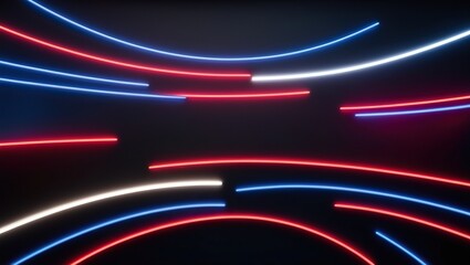 Abstract futuristic technology background, Abstract background with red pink and blue lines and lights, Modern technology background