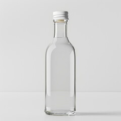 Fototapeta premium packaging mockup, glass bottle for advertisement