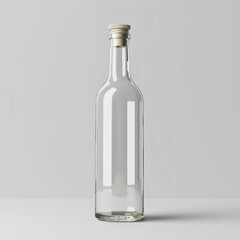 Fototapeta premium packaging mockup, glass bottle for advertisement