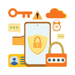 Cybersecurity illustration  
