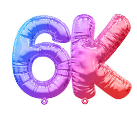 6K Follow Balloon Number 3D