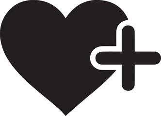 Obraz premium Love icon symbol vector image illustration 