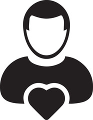 Love icon symbol vector image illustration
