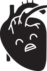 Love icon symbol vector image illustration
