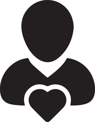 Love icon symbol vector image illustration
