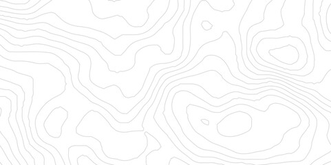 Modern design with White background with topographic wavy pattern, Topo map seamless wave topography map pattern camping grid cartography diagram black and white geometric carve wave line. 