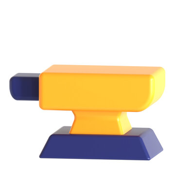 recommend clip art: construction anvil 3d icon illustration