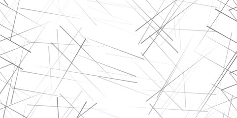 Fototapeta premium Random lines background. Abstract stripes or Geometric pattern. Metal grid isolated on the white background. nervures