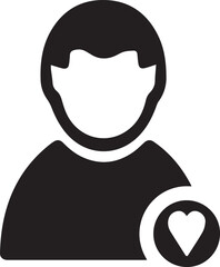 Love icon symbol vector image illustration
