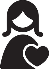 Love icon symbol vector image illustration
