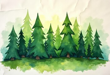 Sustainable Forests, Sustainable Art: Hand-Drawn Illustrations 