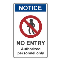 No entry allowed, flat logo