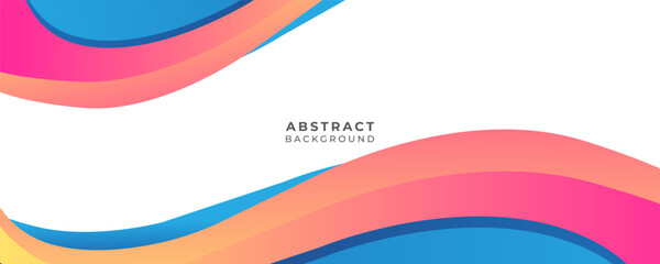 Colorful Abstract Wave Background Design