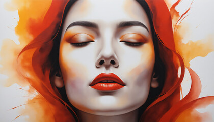 Fototapeta premium portrait of a woman