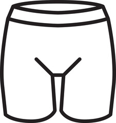 Shorts Line Icon