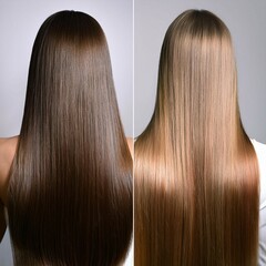 Image of long hair, healthy hair growth, mannequin and hairstyle, beauty salon
