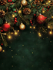 Christmas and New Year-themed graphic background