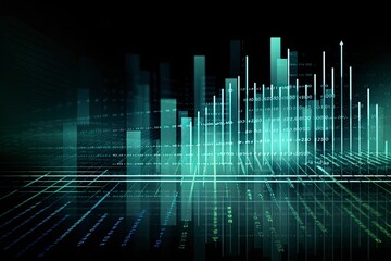 Fototapeta premium Abstract Finance Wallpaper Background