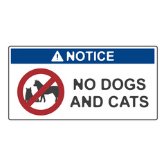 no pets allowed, flat logo