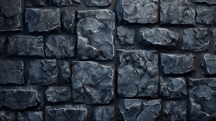 Fototapeta premium Textured Stone Wall Background - Realistic Rock Surface Close-Up for Architectural Design and Building Projects