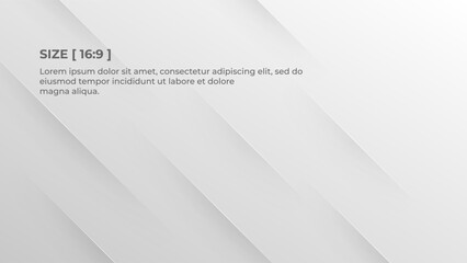 Obraz premium white abstract geometric background design