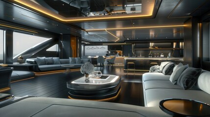 Luxurious Yacht Interior Design