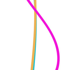 Spring colour lines decoration