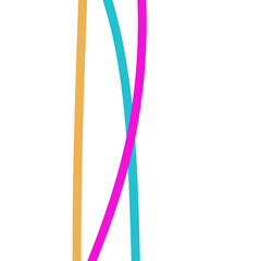 Spring colour lines decoration