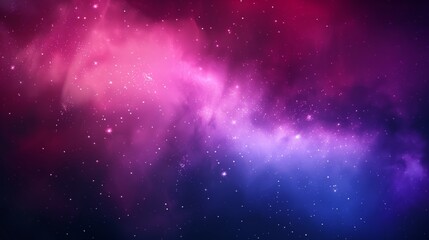 Fototapeta premium Beautiful Cosmic Nebula Space Background with Stars and Galaxy Clouds