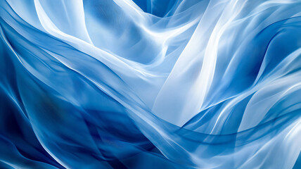 Obraz premium blue silk background