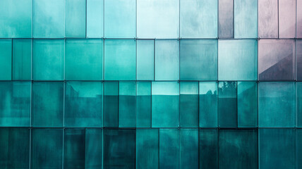 Modern architectural glass facade reflecting urban surroundings during daylight hours